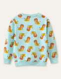 Lion Full Printed Sweatshirt - Mini Taylor