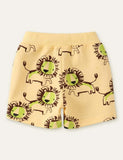 Lion Printed Shorts - Mini Taylor