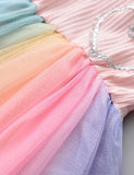 Love Mesh Rainbow Dress - Mini Taylor