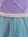 Mermaid Bow Mesh Party Dress - Mini Taylor