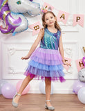 Mermaid Gauze Cake Dress - Mini Taylor