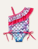 Mermaid Printed One-Piece Swimsuit - Mini Taylor