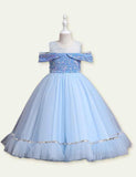 Mesh Sequins Princess Dress - Mini Taylor