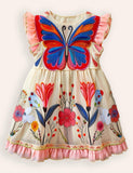 Butterfly Appliqué Dress