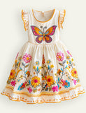 Butterfly Embroidery Dress