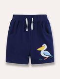 Pelican Embroidered Pocket Shorts - Mini Taylor