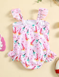 Pink Unicorn Swimsuit - Mini Taylor