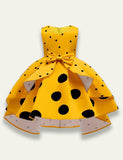 Polka Dot Printed Party Dress - Mini Taylor