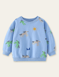 Sweatshirt mit Pony-Print