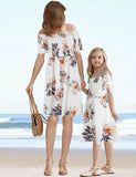Printed One Shoulder Family Matching Dress - Mini Taylor