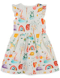 Printed Short Sleeve Dress - Mini Taylor
