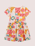 Printed Short Sleeve Dress - Mini Taylor
