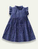 Pure Cotton Fly-sleeve Dress - Mini Taylor