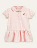 Rabbit Embroidered Polo Dress - Mini Taylor