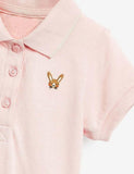 Rabbit Embroidered Polo Dress - Mini Taylor