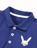 Rabbit Embroidered Polo Dress - Mini Taylor