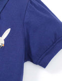Rabbit Embroidered Polo Dress - Mini Taylor