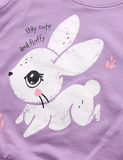 Rabbit Print Sweatshirt - Mini Taylor