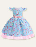 Rabbit Printed Party Dress - Mini Taylor