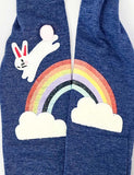 Rabbit Rainbow Printed Leggings - Mini Taylor