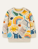 Rainbow Animal Full Printed Sweat-shirt