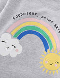 Rainbow Clouds Printed Sweatshirt - Mini Taylor