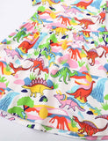 Rainbow Dinosaur Print Dress - Mini Taylor