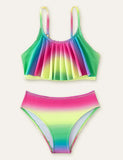 Rainbow Gradient Color Swimsuit - Mini Taylor