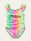 Rainbow One Piece Swimsuit
