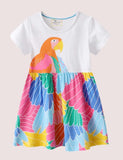 Rainbow Parrot Dress - Mini Taylor