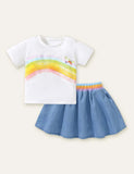 Rainbow Printed Embroidery Set