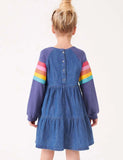 Rainbow Sleeve Dress - Mini Taylor