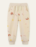 Rainbow Sun Printed Sweatpants - Mini Taylor