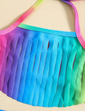 Rainbow Tassel Split Swimsuit - Mini Taylor