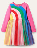 Rainbow Tulle Dress - Mini Taylor