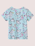 Rainbow Unicorn Full Printed T-shirt - Mini Taylor