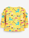 Rainbow Unicorn Print Long-Sleeve Suit - Mini Taylor