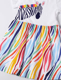 Rainbow Zebra Prints Dress - Mini Taylor