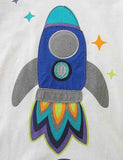 Rocket Appliqué T-shirt Suit - Mini Taylor