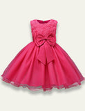 Rose Bow Party Dress - Mini Taylor