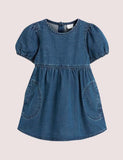 Round Neck Denim Dress