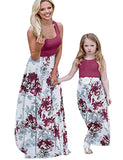 Round Neck Printed Family Matching Dress - Mini Taylor