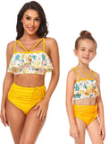 Ruffled Family Matching Swim Suit - Mini Taylor