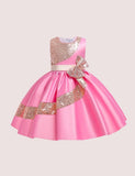 Satin Sequined Party Dress - Mini Taylor