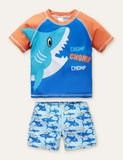 Shark Dinosaur Printed Swimsuit - Mini Taylor