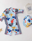 Shark One-Piece Swimsuit Set - Mini Taylor