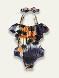 Sleeveless Forest Swimsuit - Mini Taylor