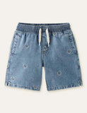 Pantaloncini Smiley Denim