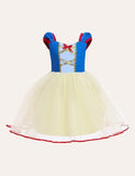 Snow White Mesh Party Dress