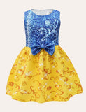 Snow White Sleeveless Party Dress